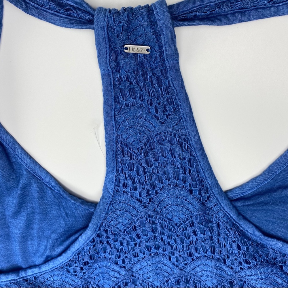 🆕 UGG Luna Lace Women’s Tank Top Blue Bra Sz L - Picture 7 of 8